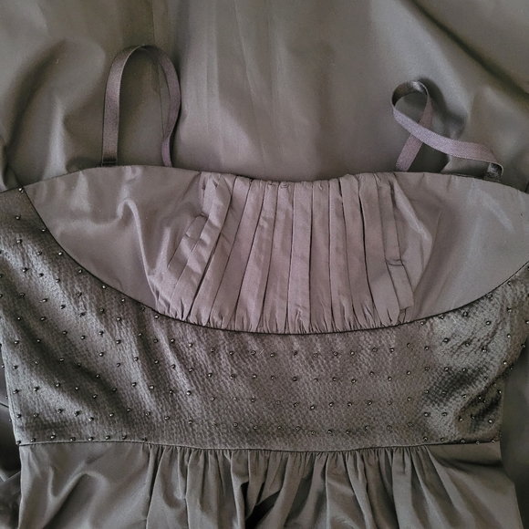 BCBG Max Azria beaded taffeta black party dress - Picture 13 of 15